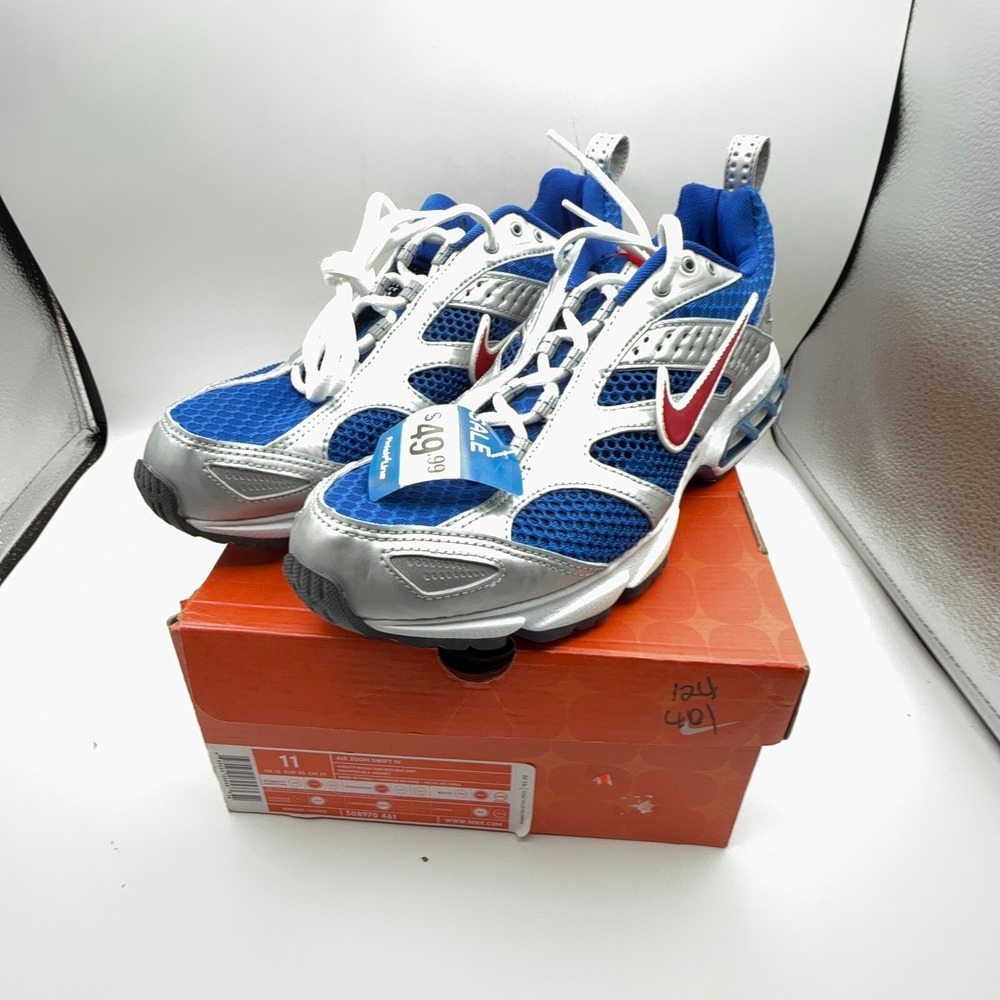 Nike‎ Air Zoom Swift IV 4 Shoe Mens Size 11 White NIB 308970 461 From 2004